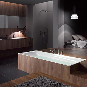 Ванна стальная Bette Form Low-Line 170*70*30 BetteGlasur® Plus, с шумоизоляцией